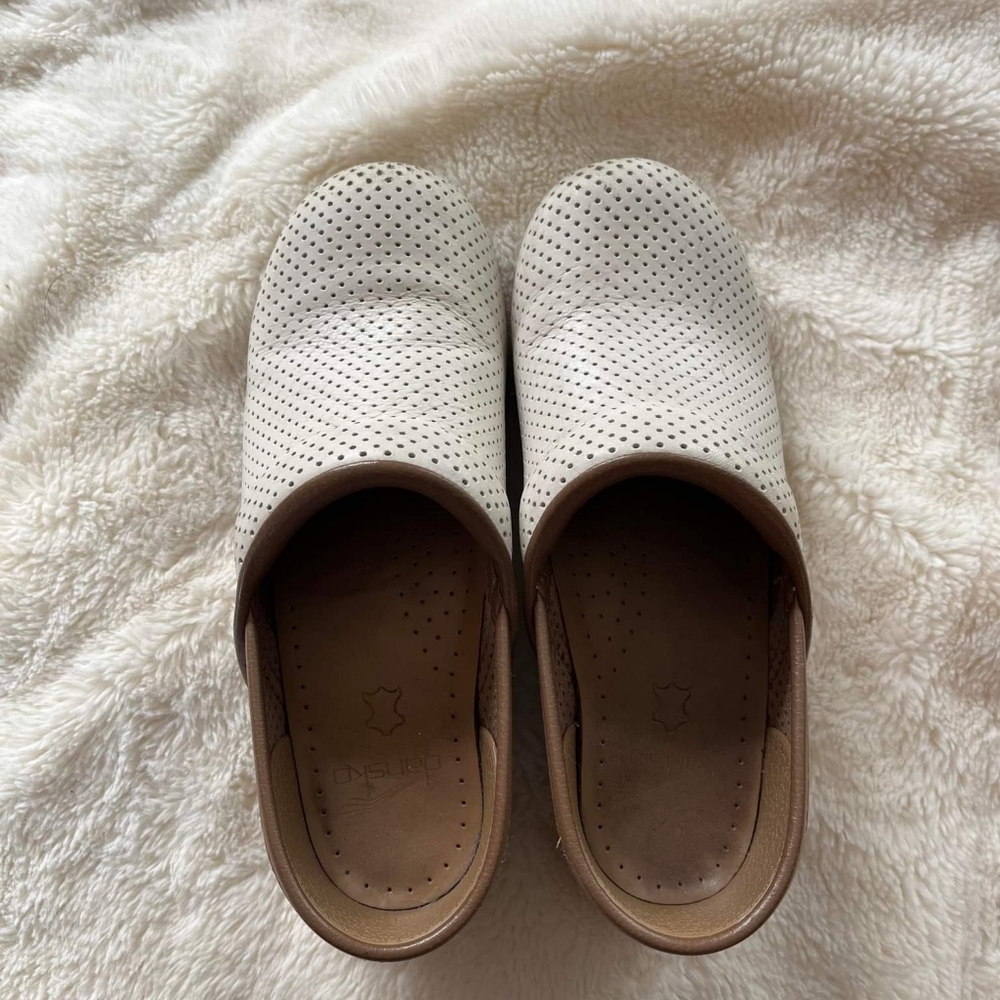Size 37 gently used Dansko clogs